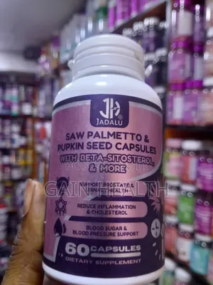 Jadalu Saw Palmetto Pupkin Seed by 60 Cap