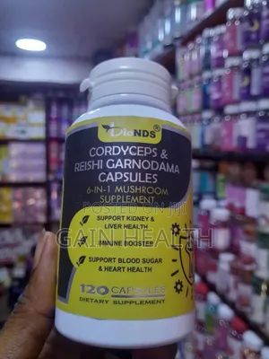 Dionds Cordyceps Reishi Garnodama 6 in 1 Mushroom X120 Capsule
