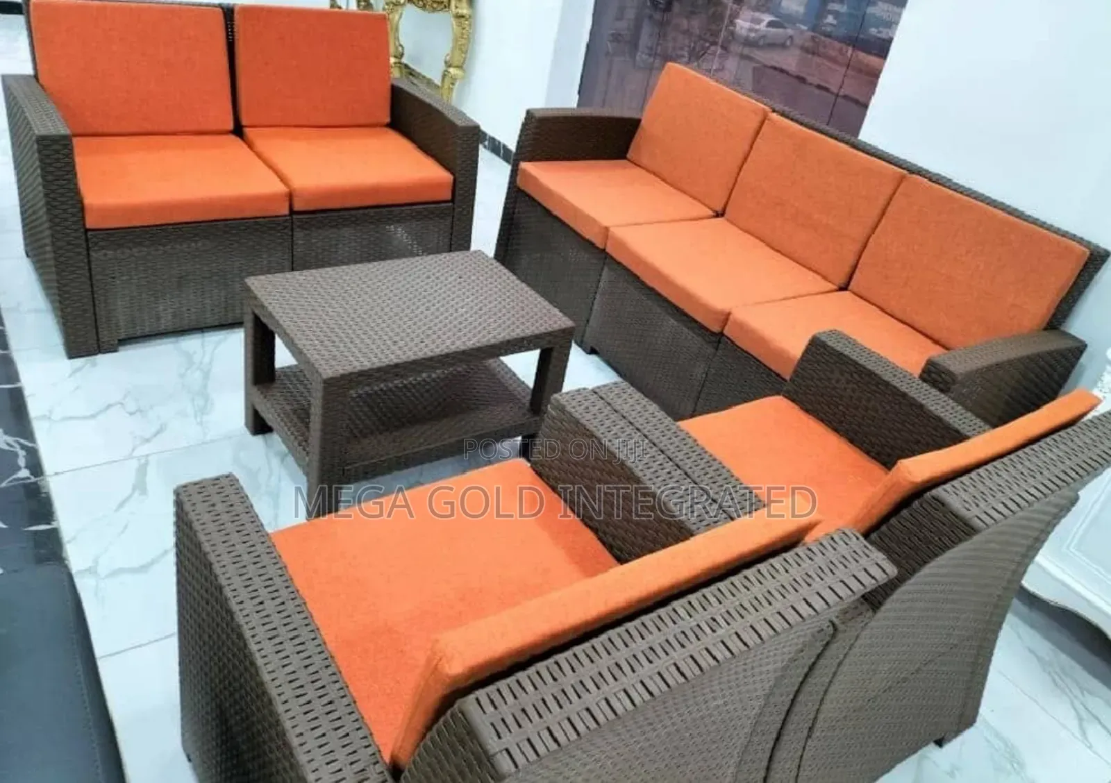 Rattan 7 Seaters Sofa