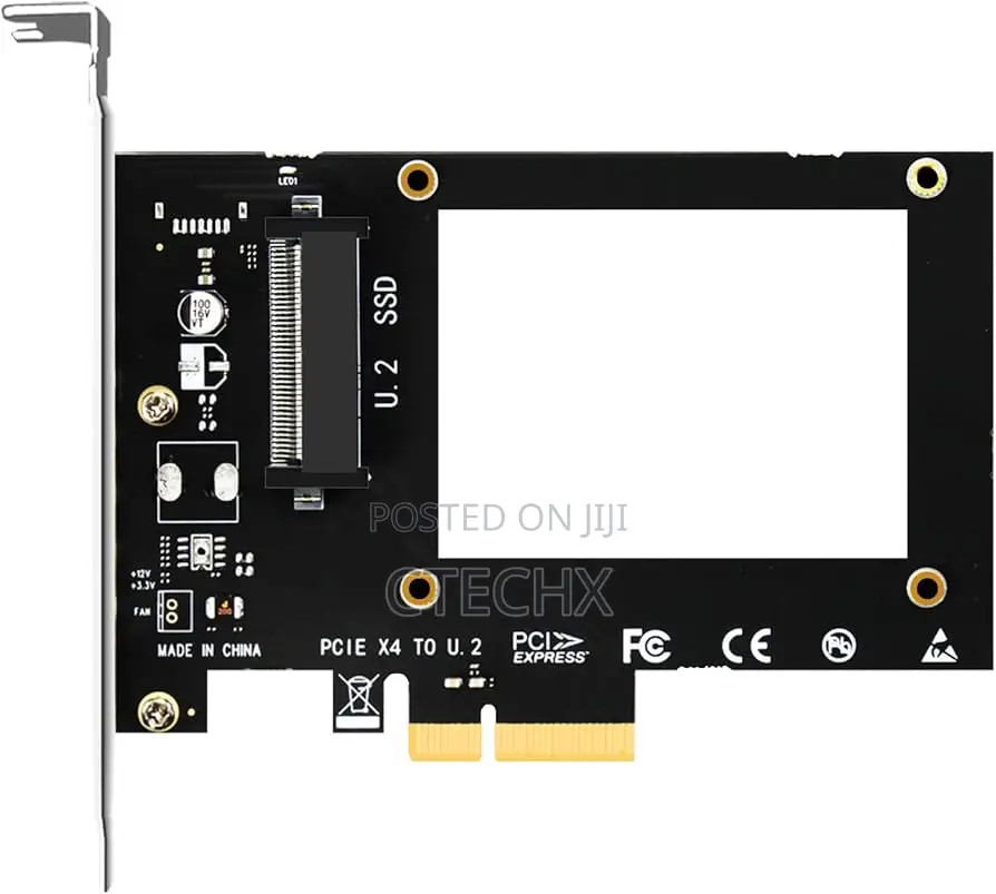Pu11 U.2 To Pcie 4.0 X4 Adapter For 2.5 Inch U.2 Ssd