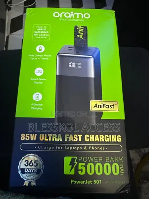 Oraimo Powerjet 501 50000mah 85w Fast Charging Power Banks