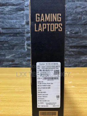 New Laptop MSI Vector 16 HX AI A2XWIG 32GB Intel Core I9 SSD 1T