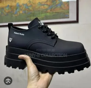 Top Quality Black Naked Wolfe High Sold Shoe