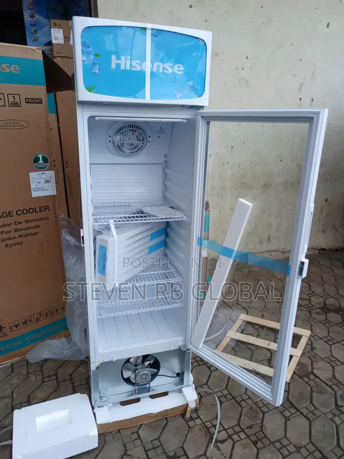 Hisense 222l Upright Showcase Chiller | 30fc-Fl