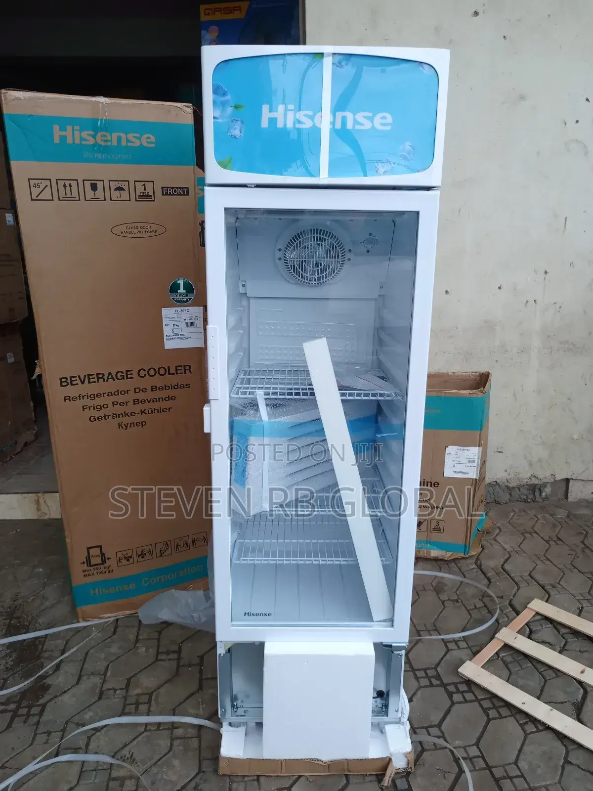 Hisense 222l Upright Showcase Chiller | 30fc-Fl