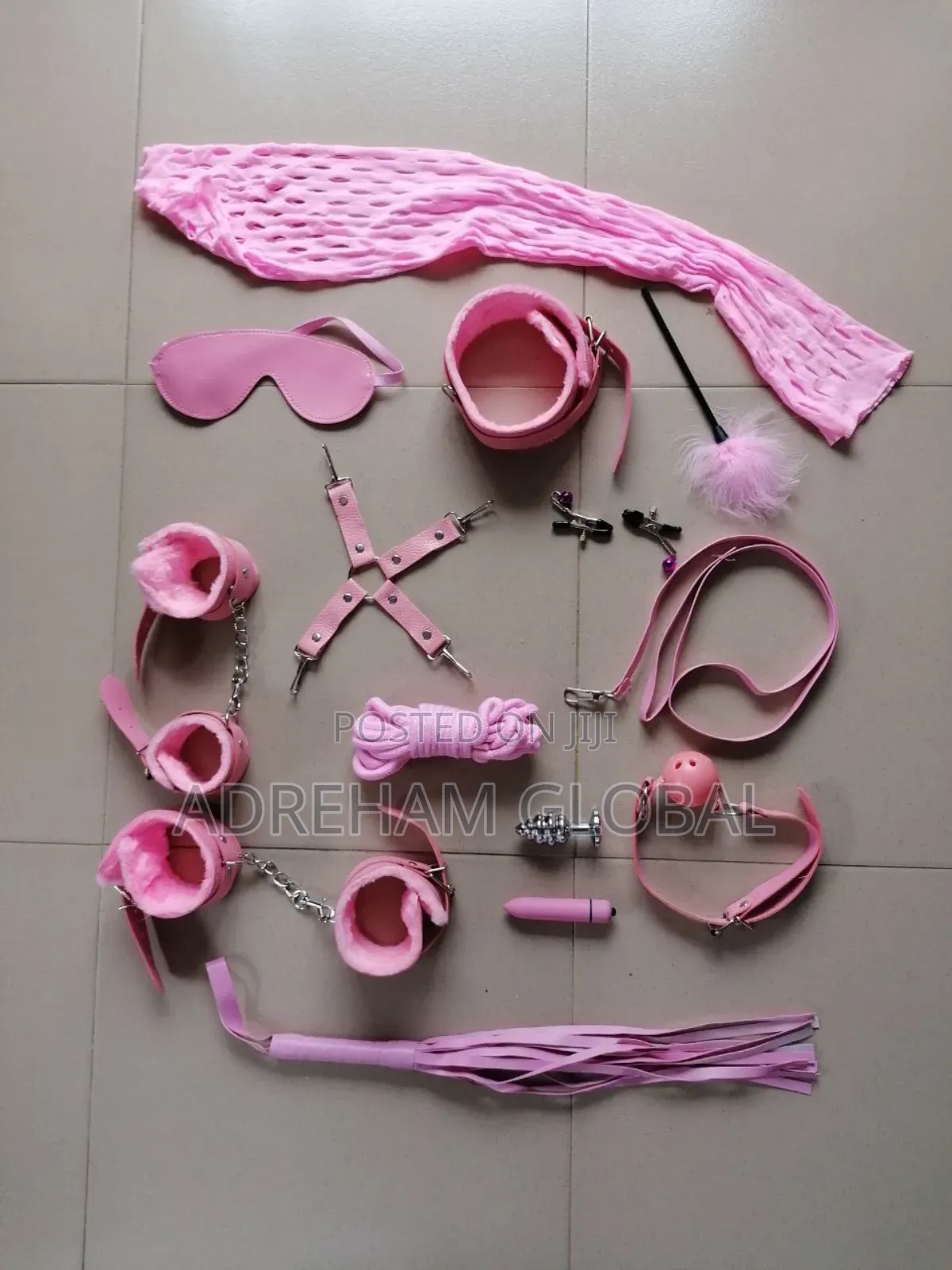13pcs Pink Advanced BDSM Kit
