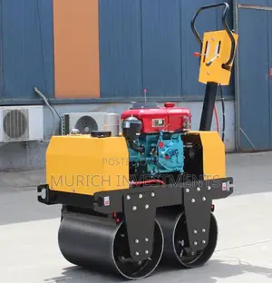 600kg Walk-Behind Road Compactor Roller Double Drum Vibrating Roller