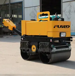 800kg Walk-Behind Double Drum Road Roller | Vibrating Compactor