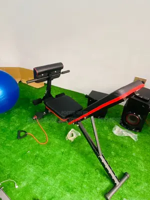 Adjustable Sit Up Red Bench