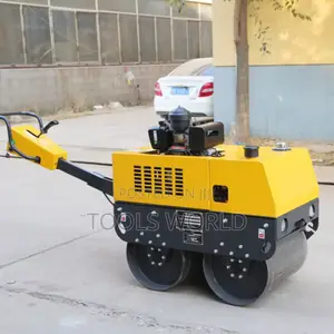 800kg Walk-Behind Double Drum Road Roller | Vibrating Compactor