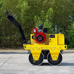 800kg Walk-Behind Double Drum Road Roller | Vibrating Compactor