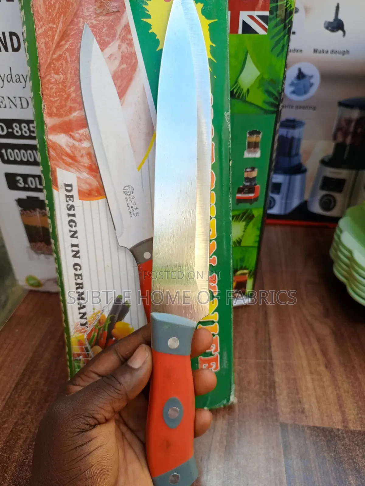12pcs Stainless Kitchen Knife Set – Sharp, Durable Heat-Resistant