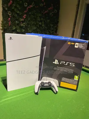 Ps5 Slim Digital With Two Controllers and Games