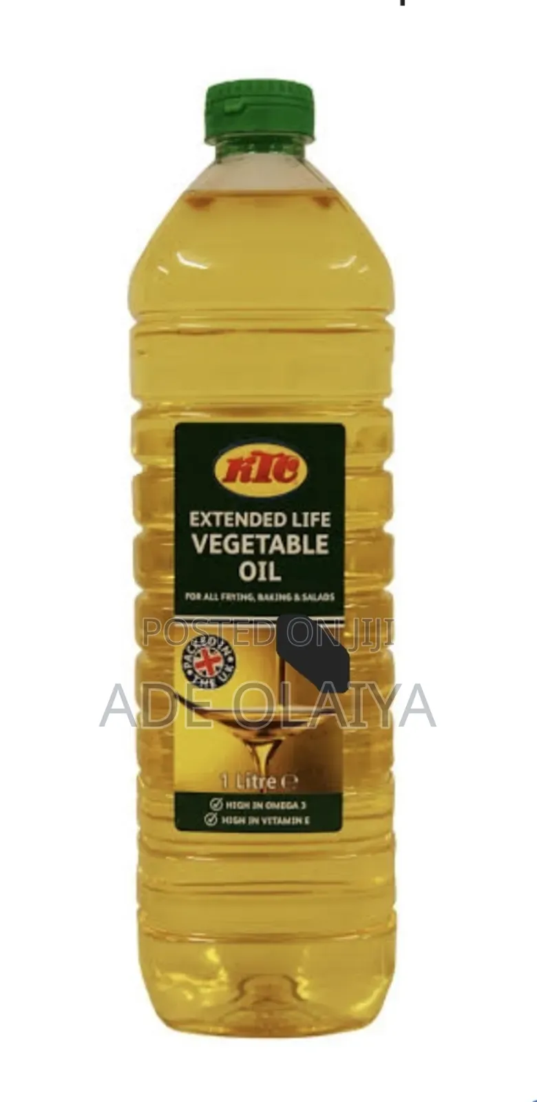 1ltr KTC Extended Life Vegetable Oil
