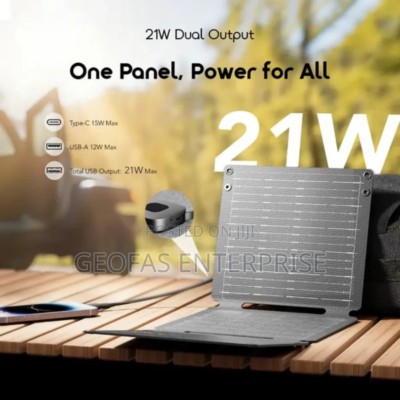 Oraimo Solarflex 21 21w Portable Solar Panel
