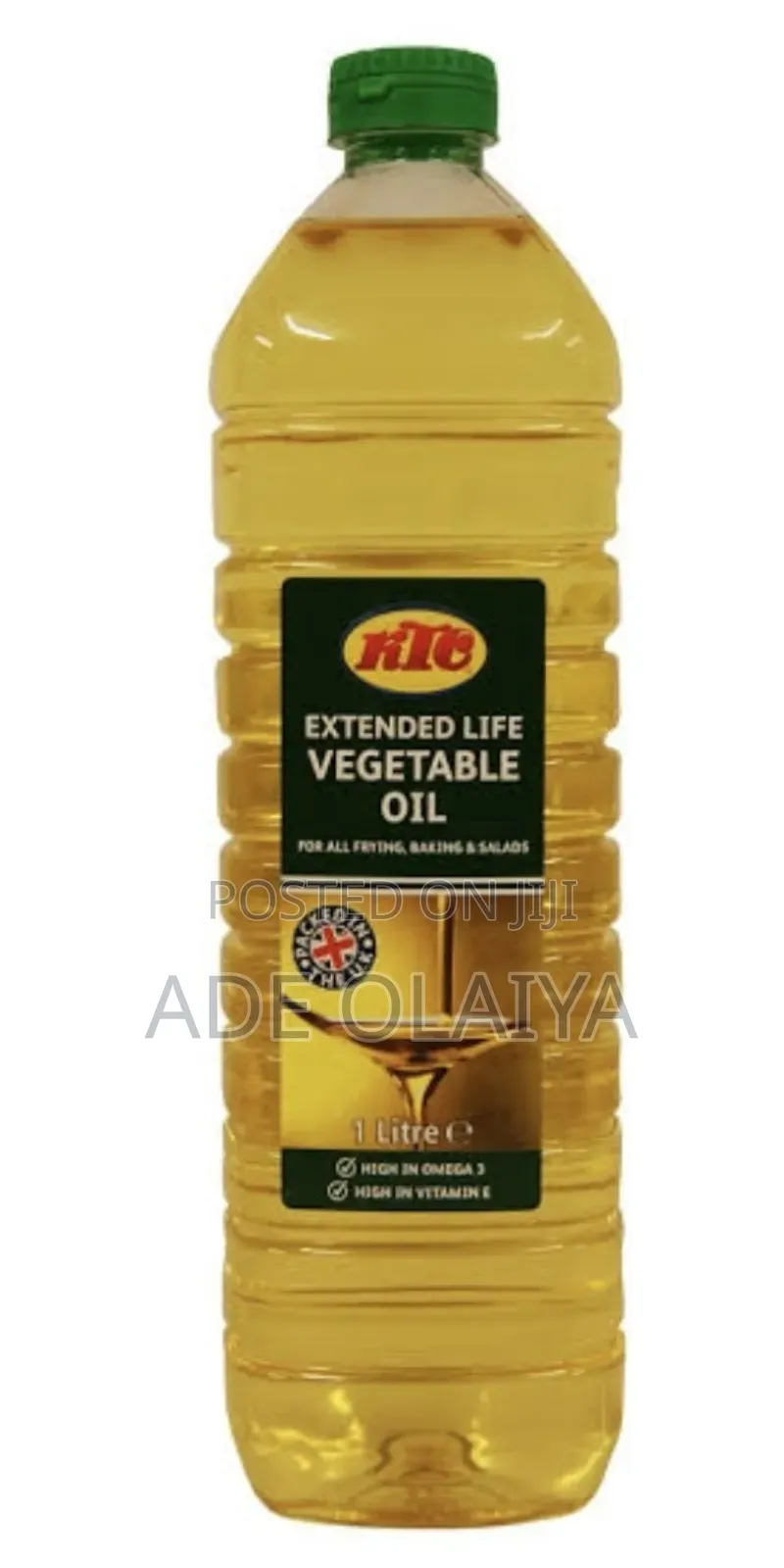 1ltr KTC Extended Life Vegetable Oil