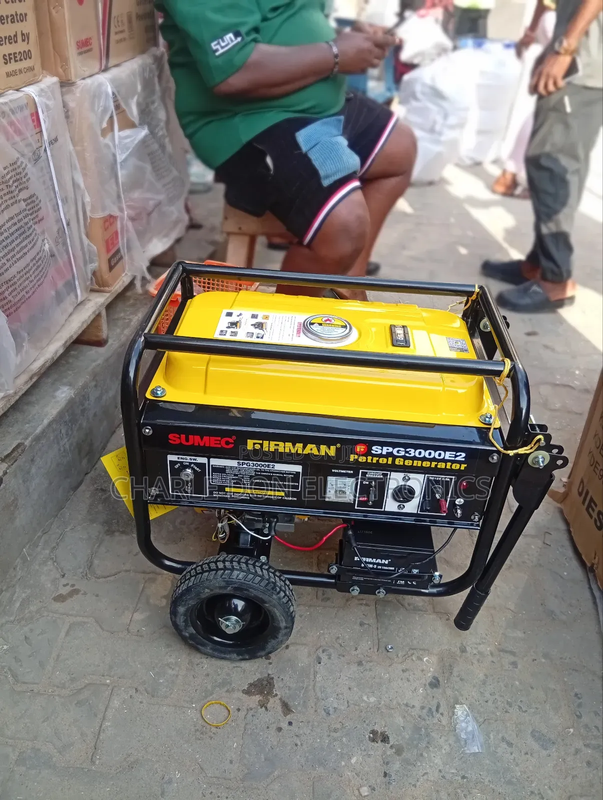 4.5kva Sumec Fireman Petrol Generator