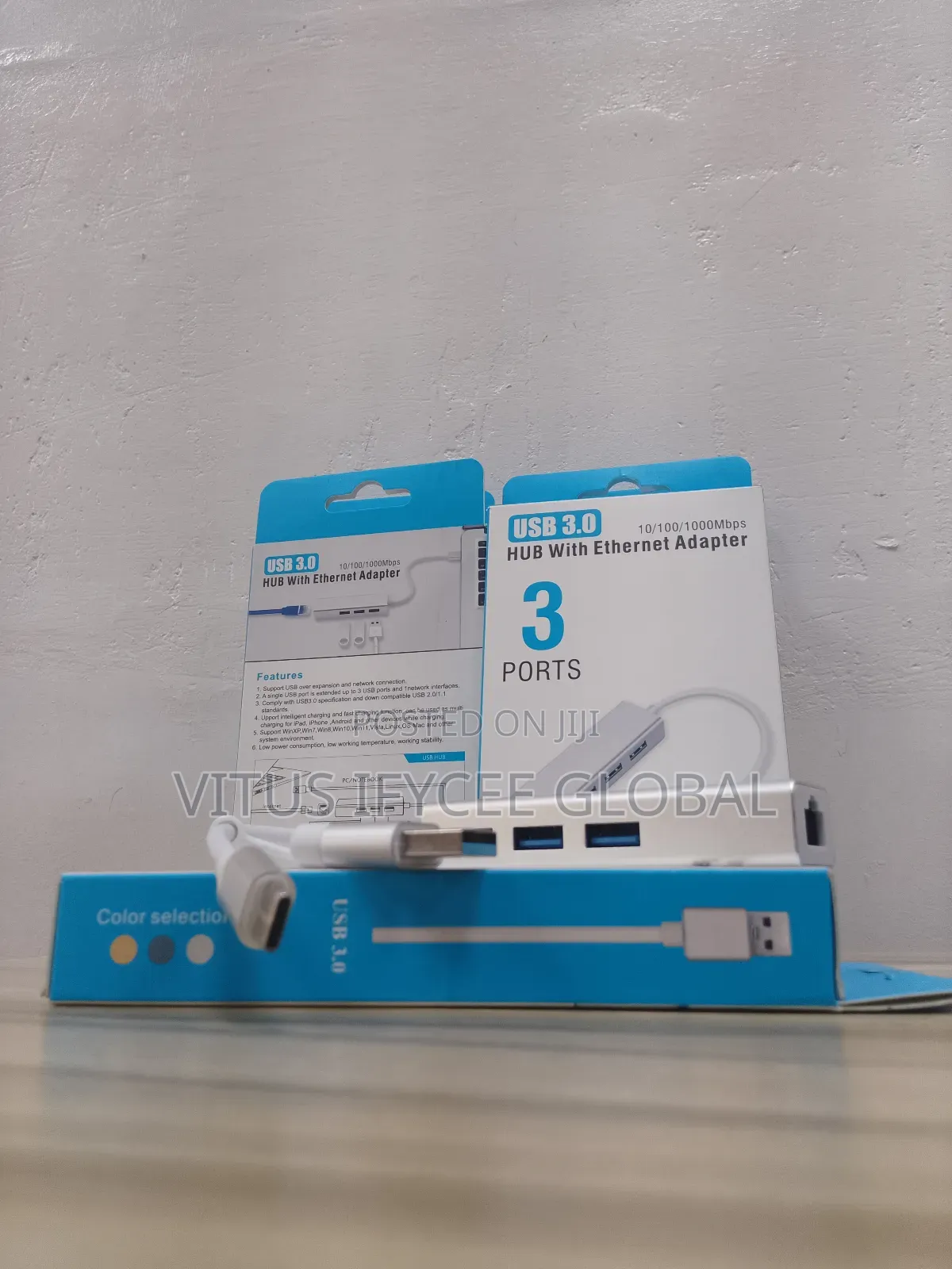 Type C to 3 Usb/ Lan 10/100/1000