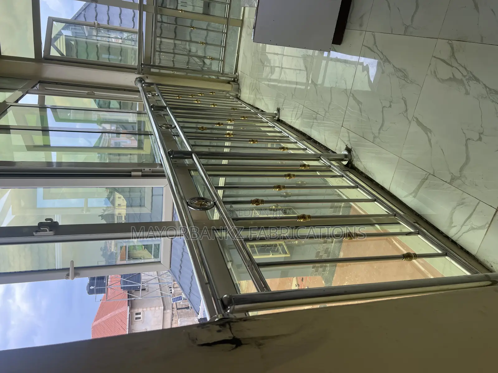 Balcony Railings With Stainless Fabrication