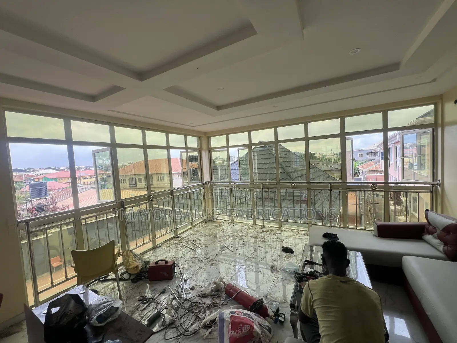 Balcony Railings With Stainless Fabrication
