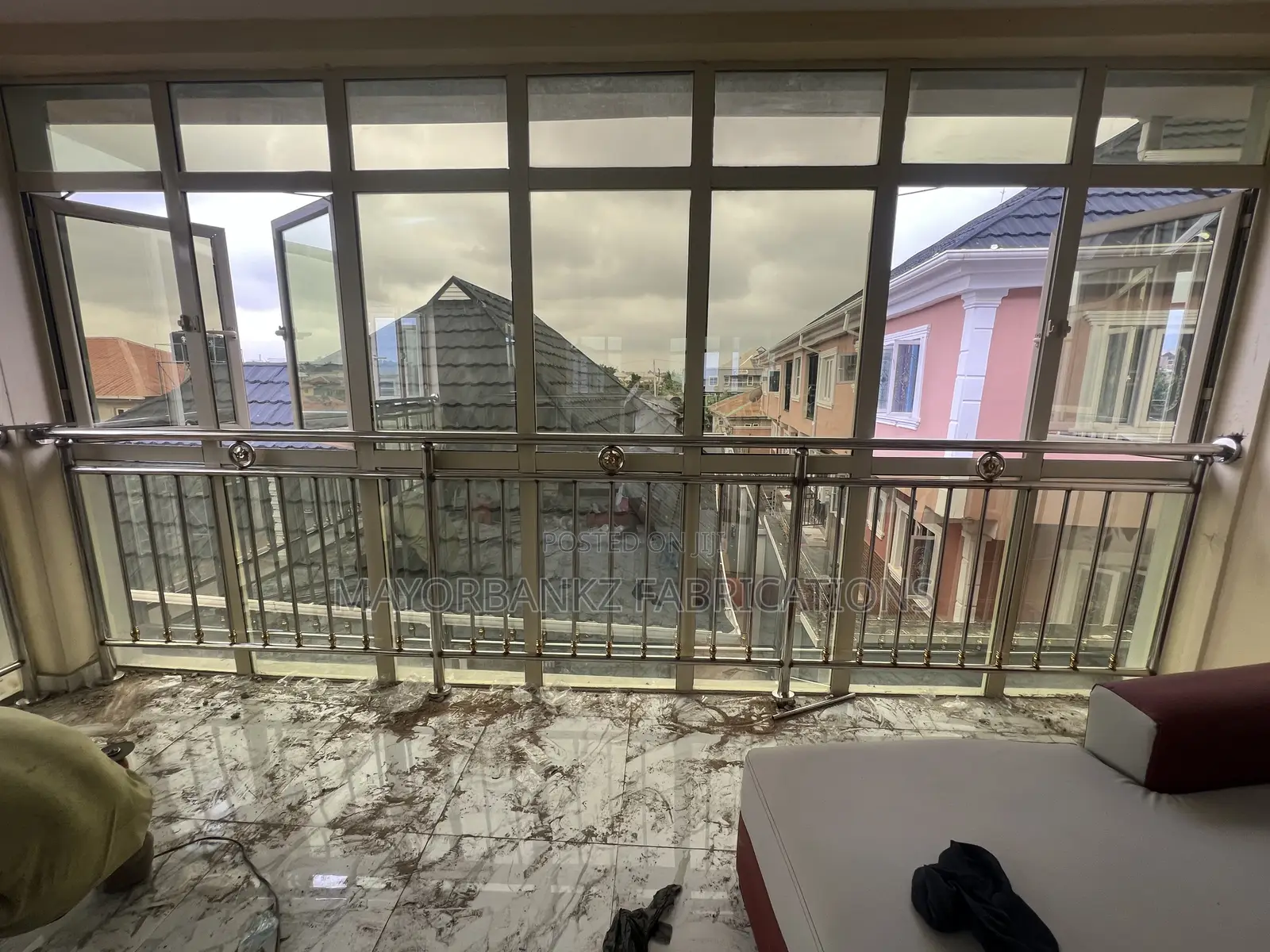 Balcony Railings With Stainless Fabrication