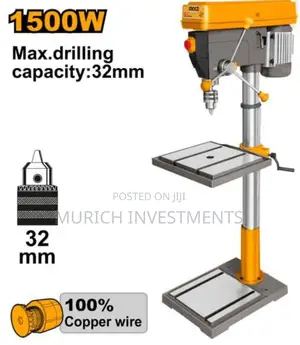 Ingco 1500w Drill Press 32mm | Industrial Stand Table Drilling Machine