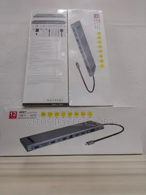 Usb Type C to HDTV Multifunction Docking Station 12 in 1