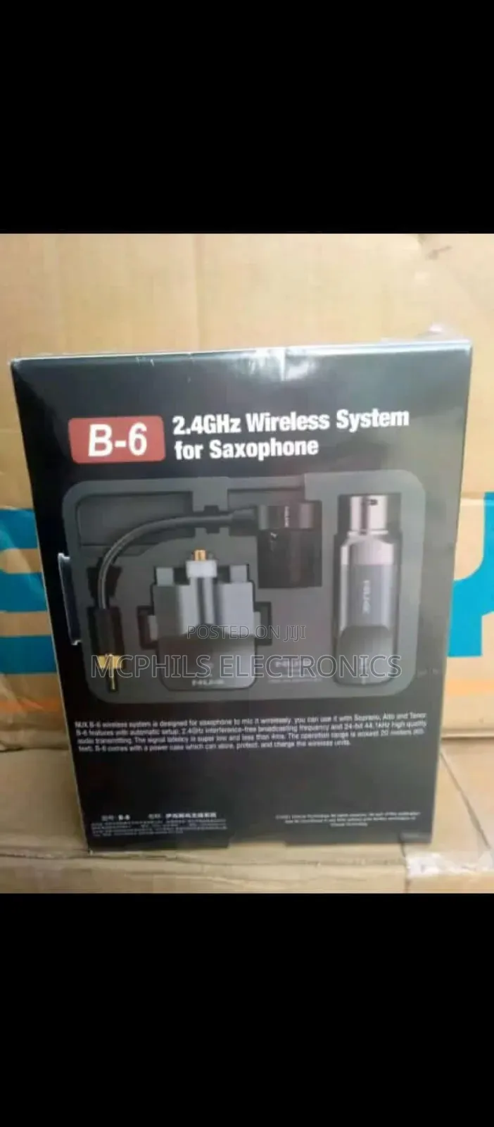 Nux High Performance Sax Wireless Mic B-6sax