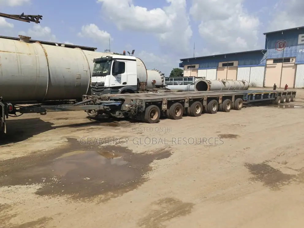 Long Range Low Bed for Heavy Machineries Available for Hire