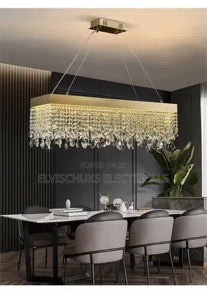Modern Crystal Chandelier Light for Living Room, Dining Bedroom