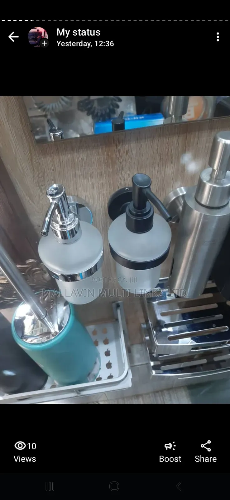 Soap Dispenser Glass