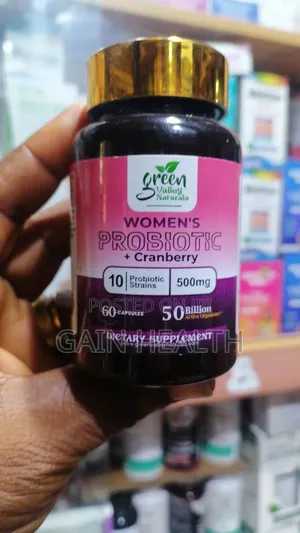 Green Valley Naturals Women's Probiotic+ Cranberry X 60caps