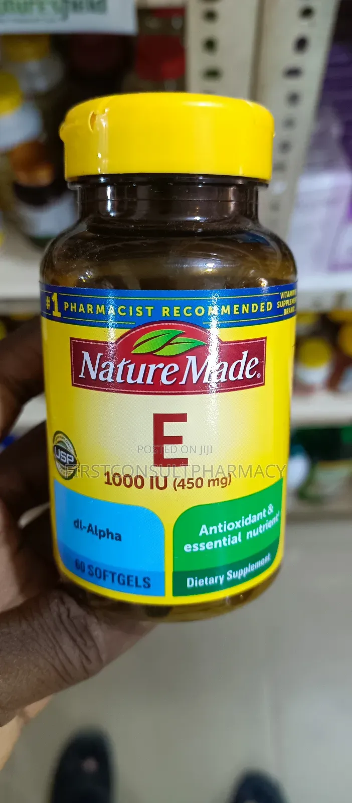 Nature Made Vitamin E 1000iu X 60