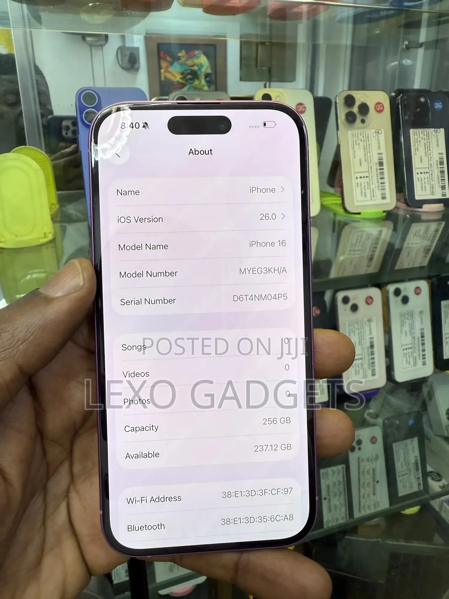Apple iPhone 16 256 GB Pink