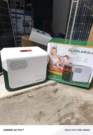 Cola Solar Generator Machine 3.6kwh 24v
