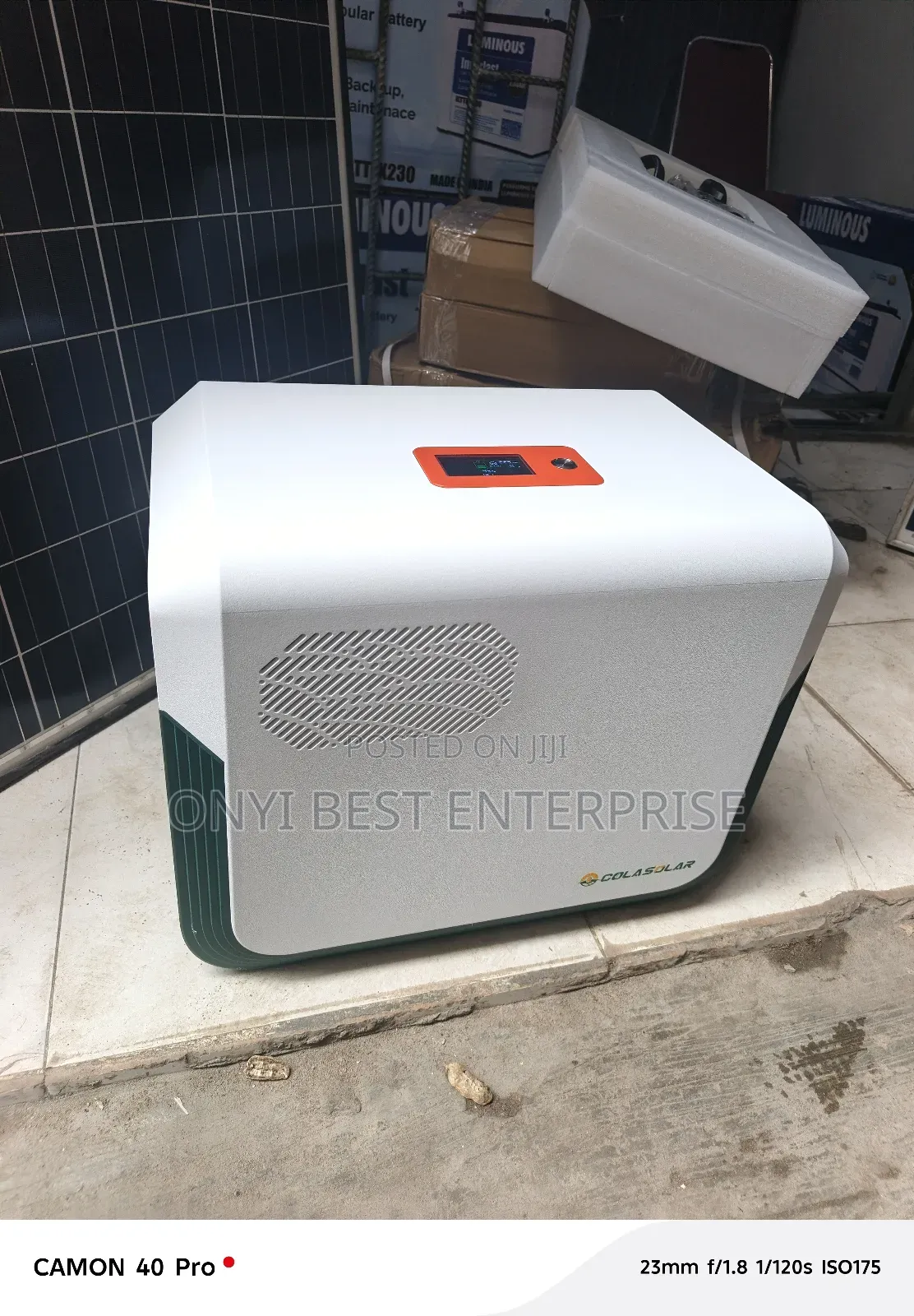 Cola Solar Power Generator 3.6kwh