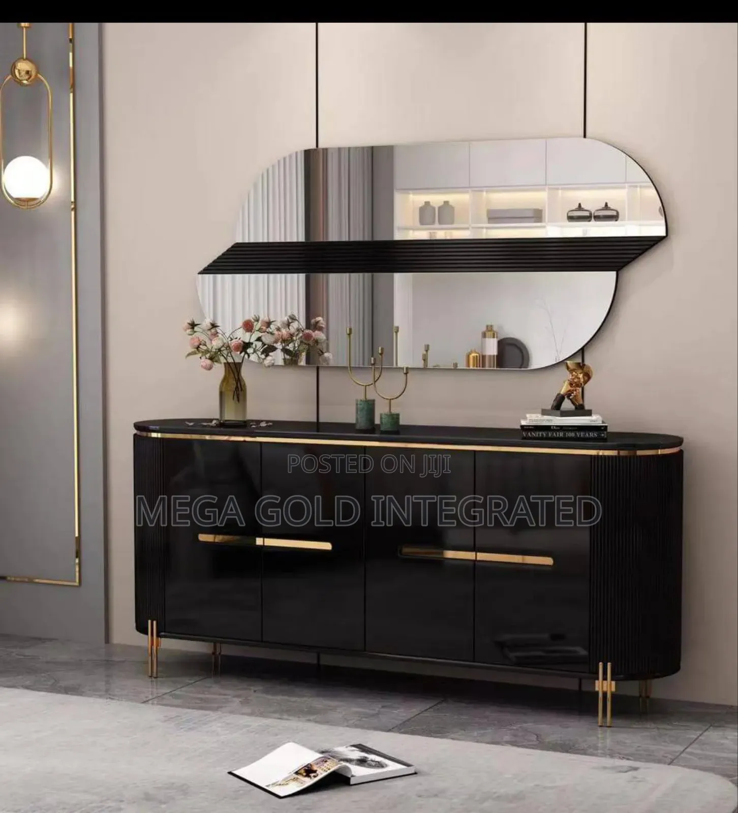 Console and Mirror