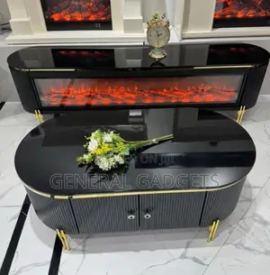 Artificial Fireplace Tv Stand Center Table Combo
