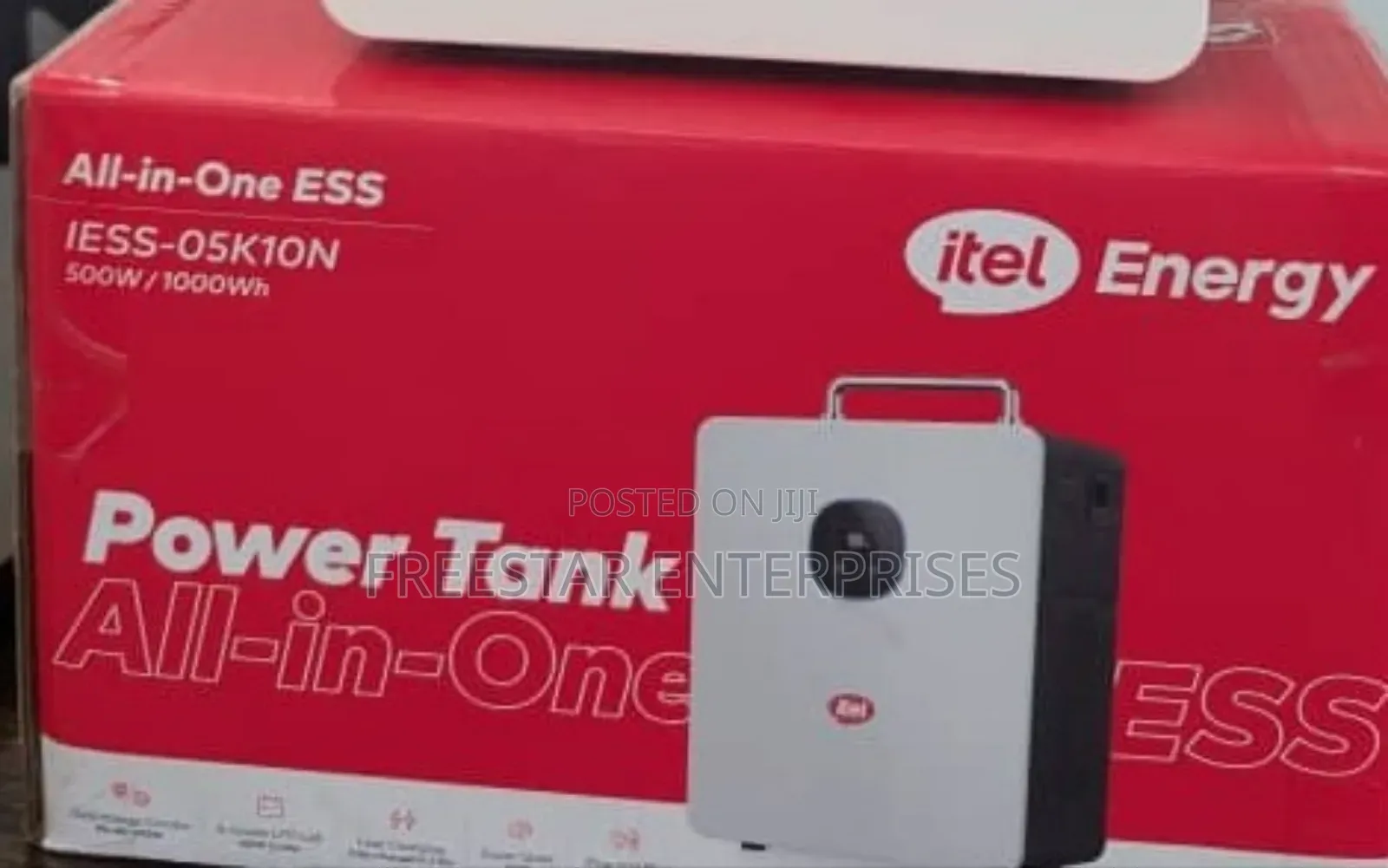 Itel Power Tank 500w Solar Generator 1000wh Lithium Battery