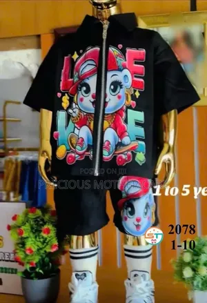 Children Shirt and Short 2 Pics