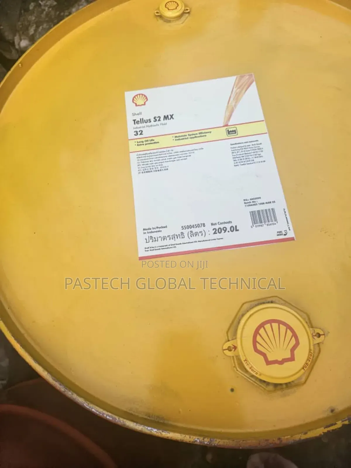 Shell Tellus S2 Mx 32 Hydraulic Fluid (208l)