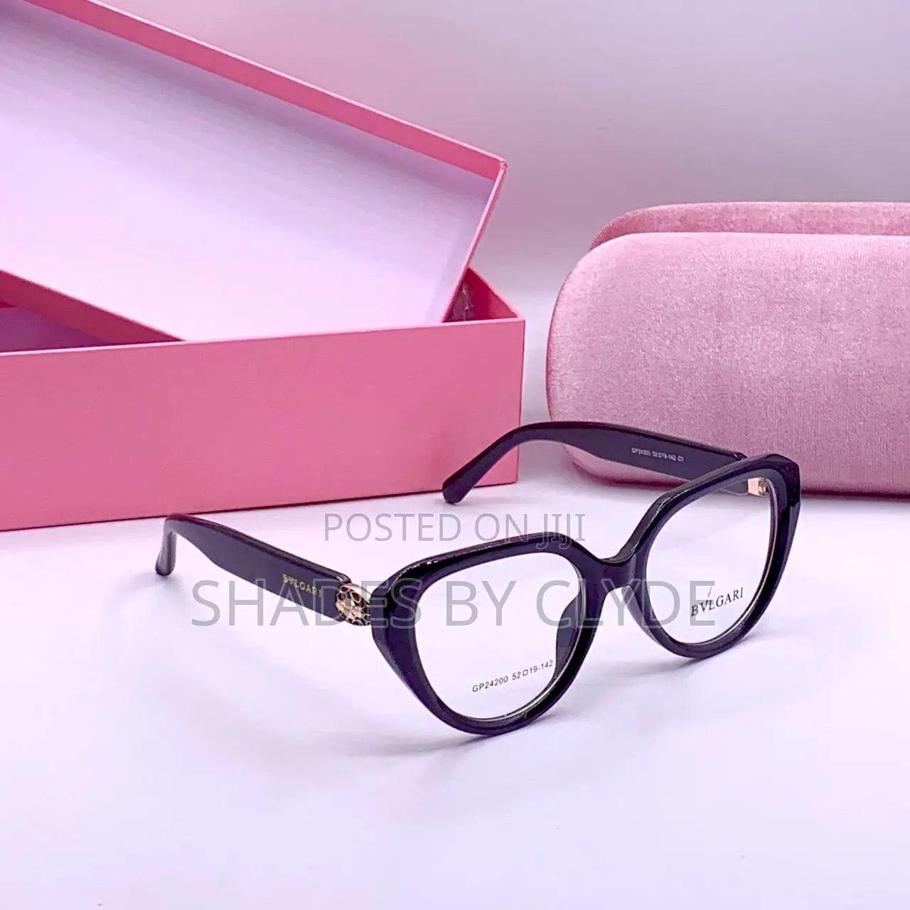 Authentic Bvlgari Eyeglasses -Translucent Frame -Gradient Lenses -New!