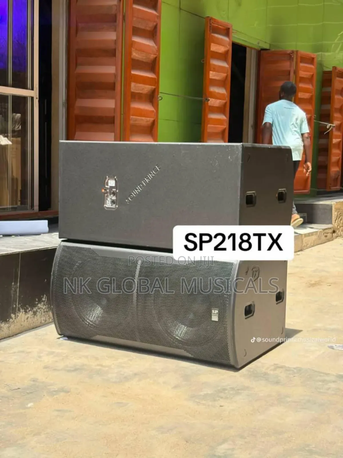 Sound Prince Double Sub Sp218tx