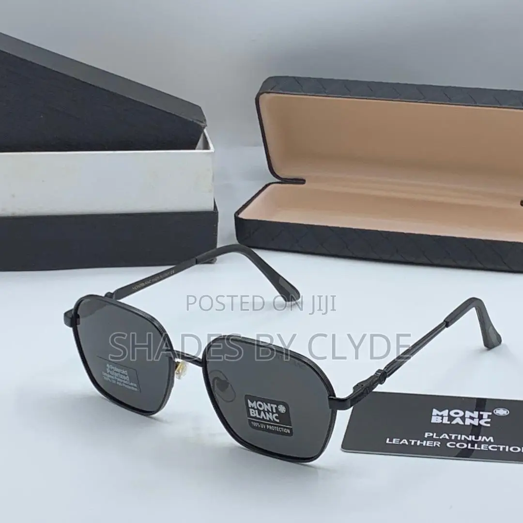 Authentic Montblanc Sunglasses - Gold Brown - New!