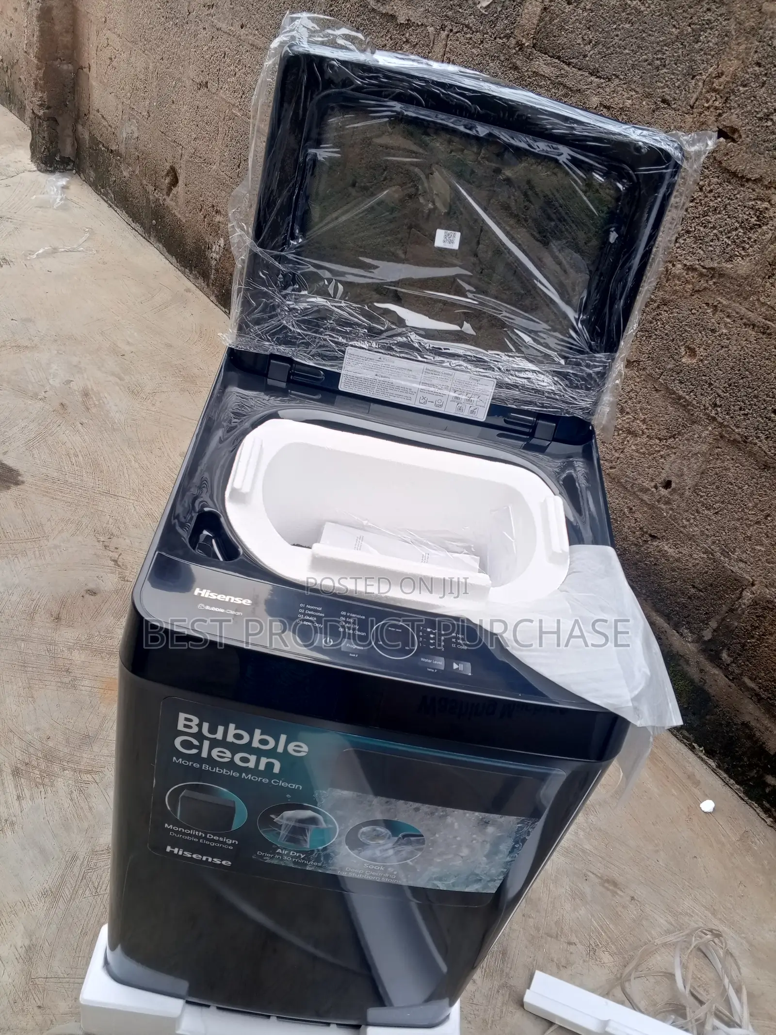 Hisense 9kg Automatic Washer – Fast Efficient Cleaning