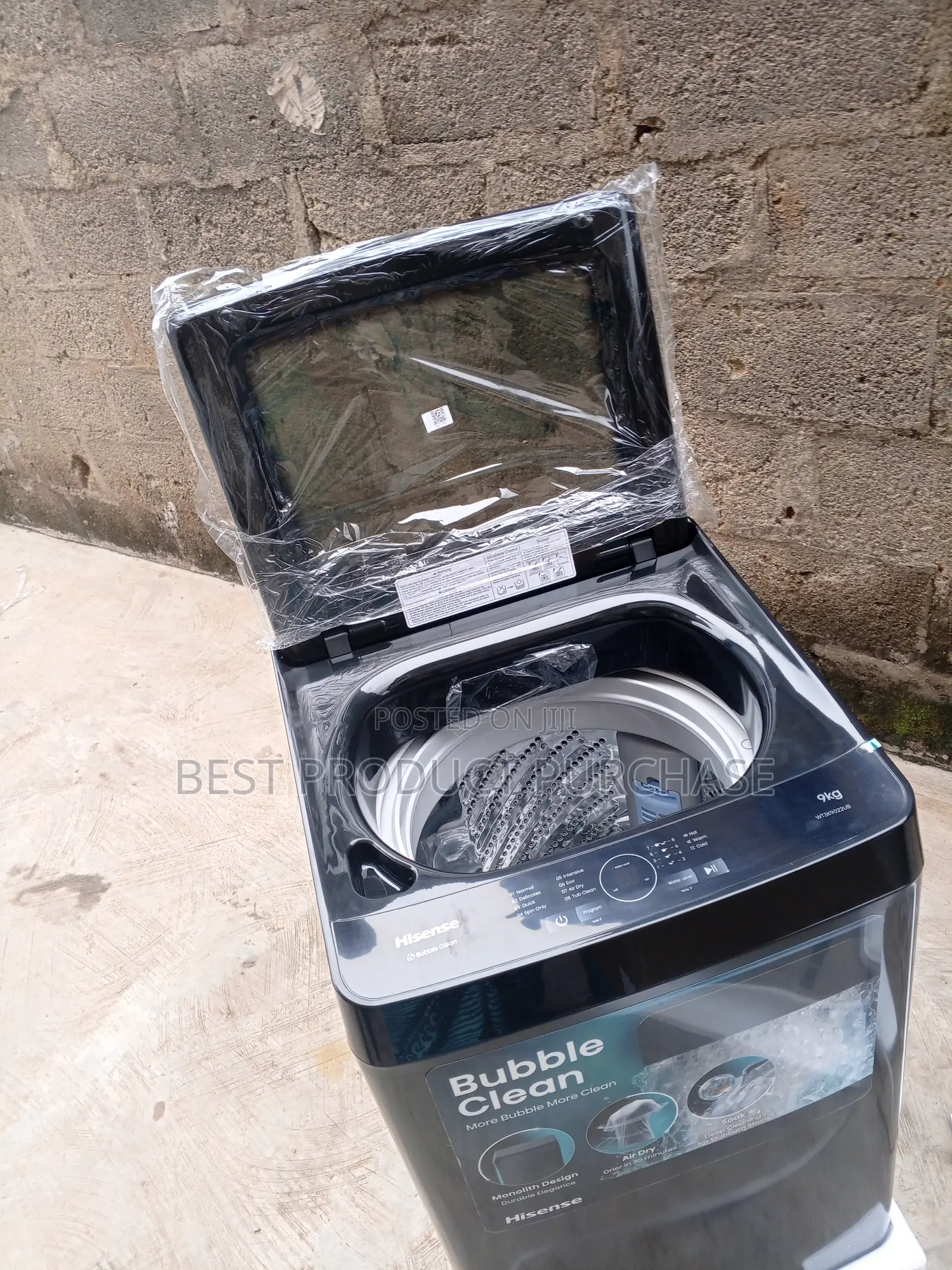 Hisense 9kg Top Load – Brand New With Warranty