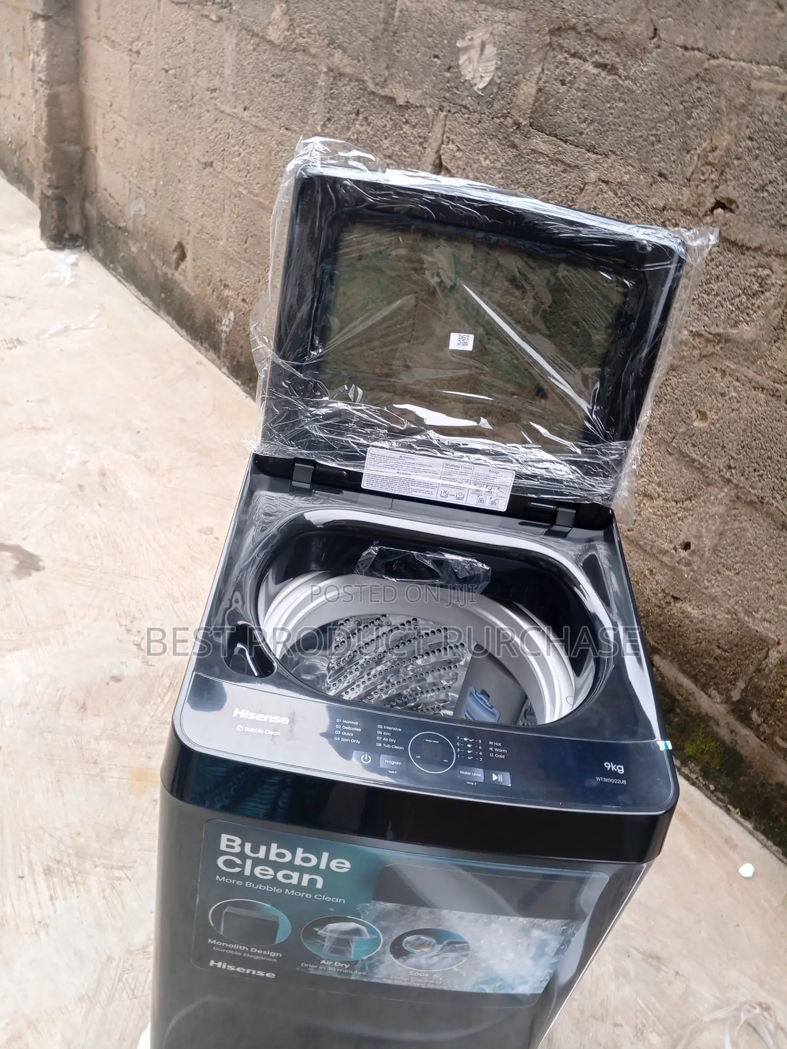 Hisense 9kg Automatic Washer – Available In