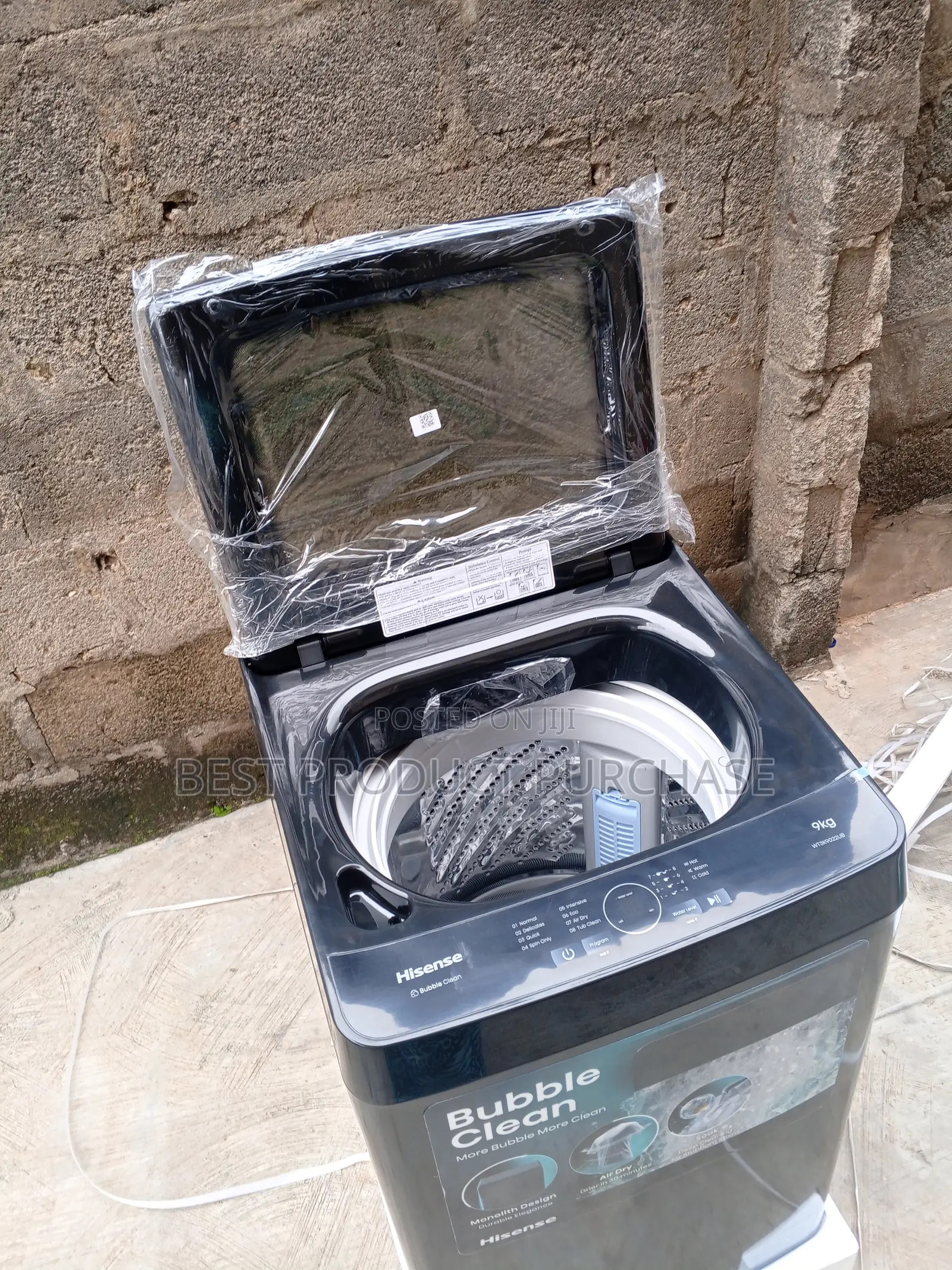 Hisense 9kg Automatic Top Loader – Ready for Pickup