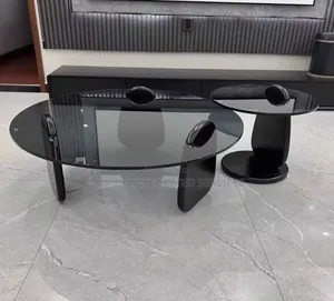 Center Table 2 in One Glass Top