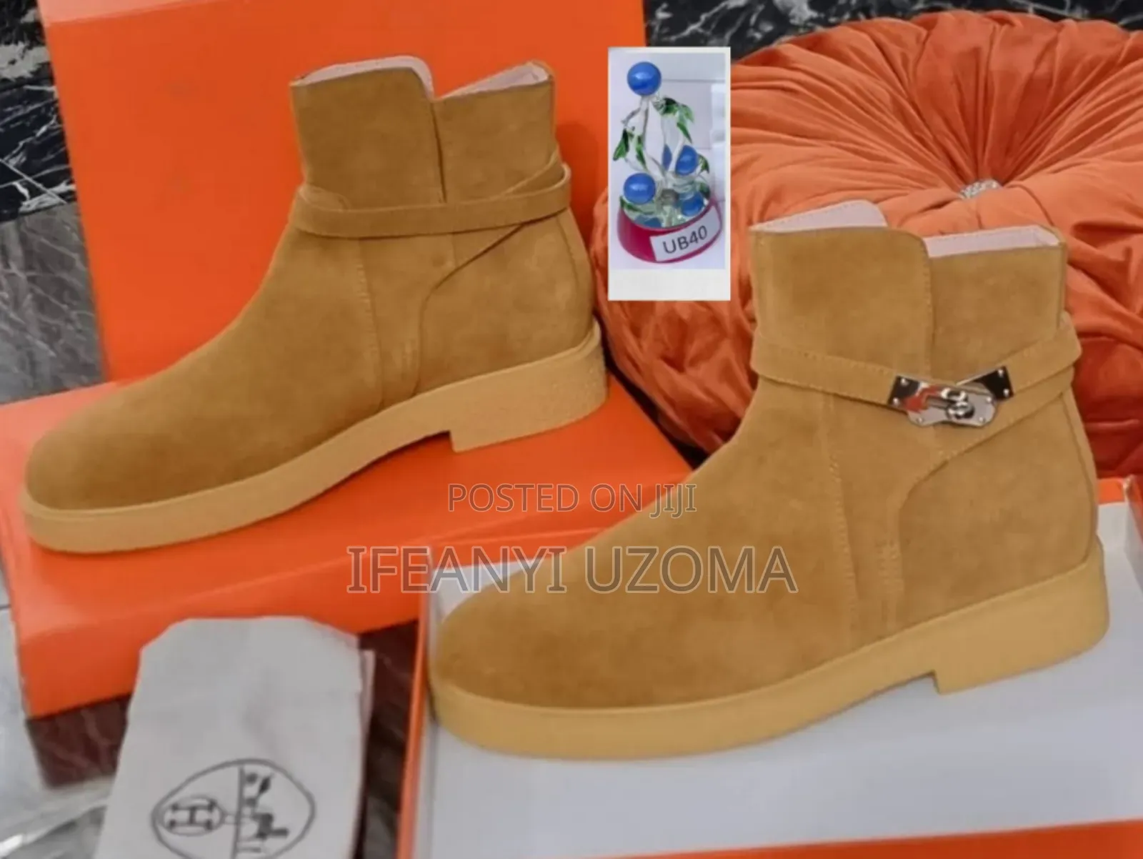 Luxury Hermes Ankle Boots